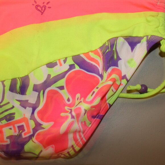 Multi Color 2 Pcs Justice Bikini Swimsuit Size 14 - Picture 8 of 10